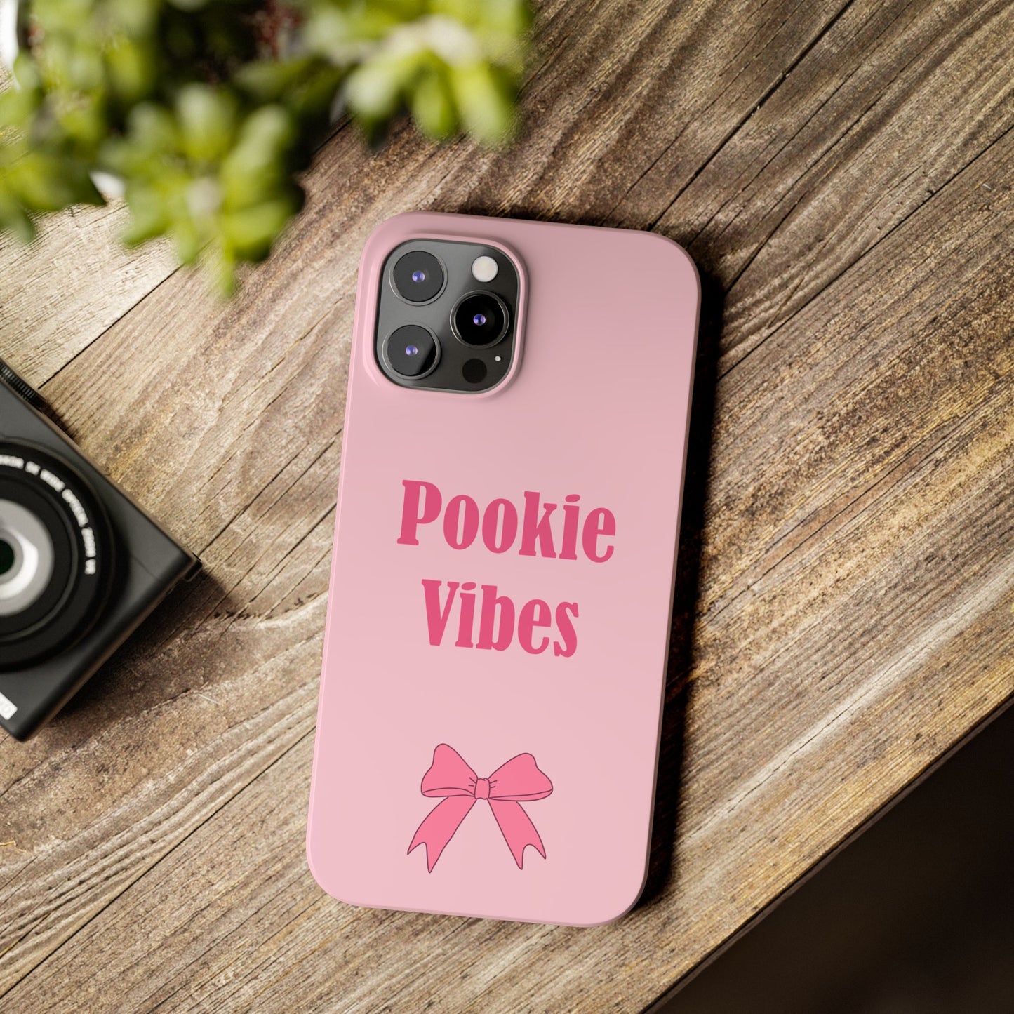 'Pookie Vibes' - Cute Pink Slim Phone Case