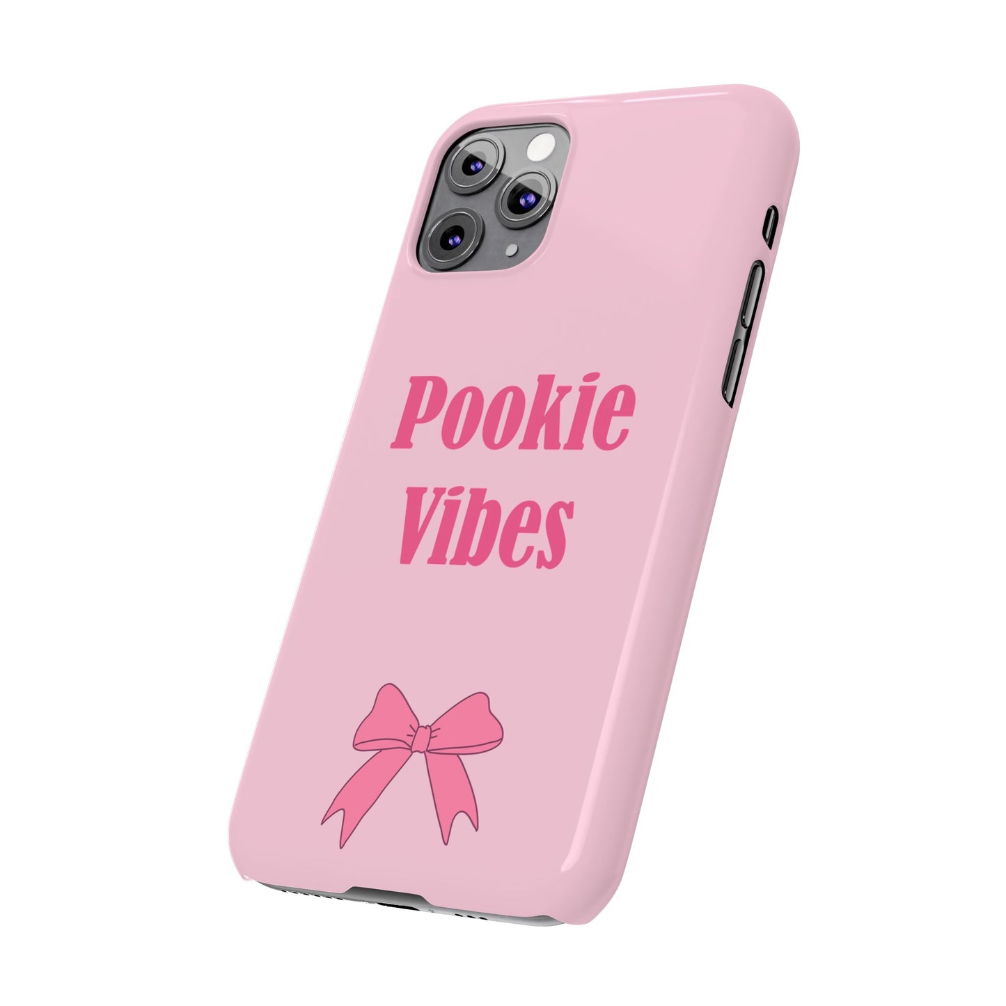 'Pookie Vibes' - Cute Pink Slim Phone Case