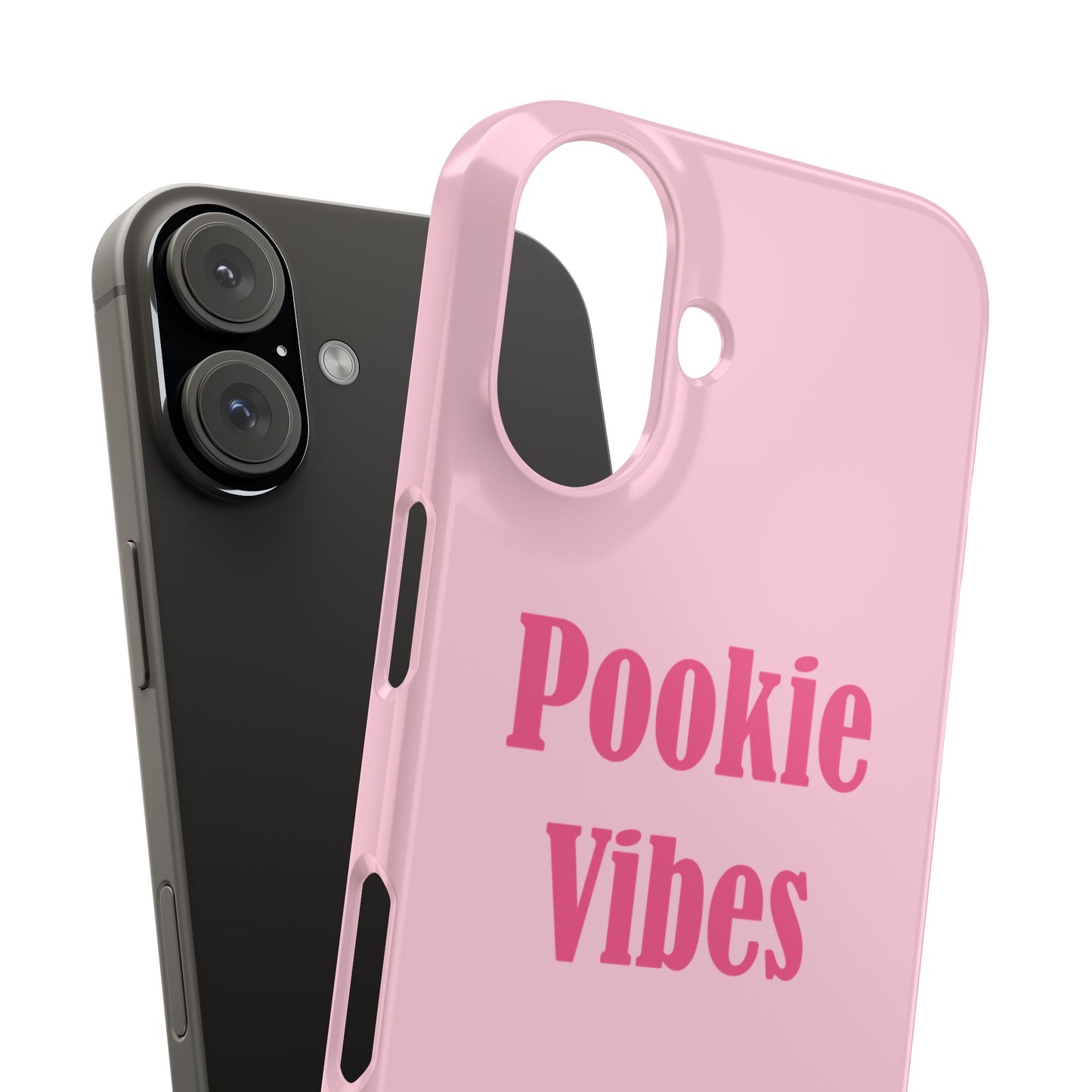 'Pookie Vibes' - Cute Pink Slim Phone Case