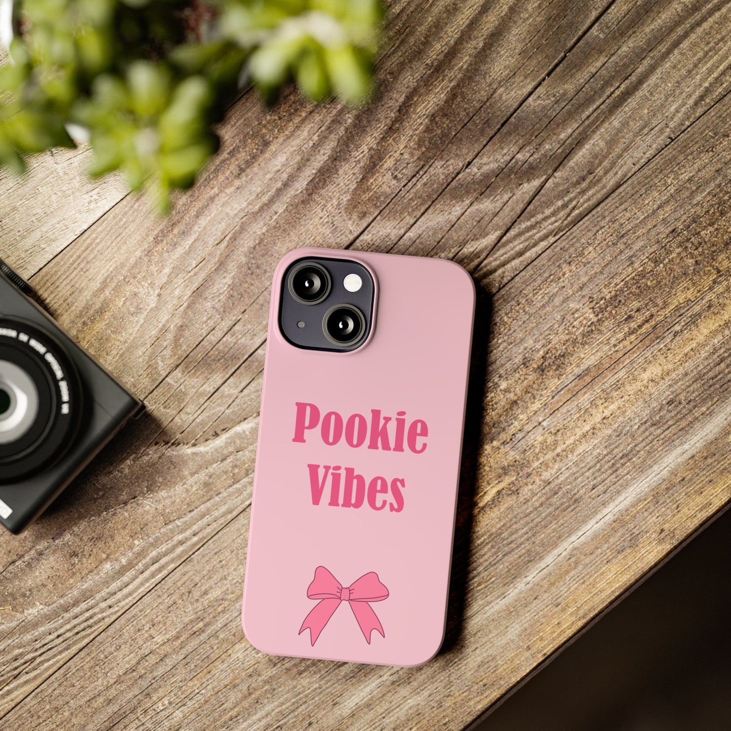 'Pookie Vibes' - Cute Pink Slim Phone Case