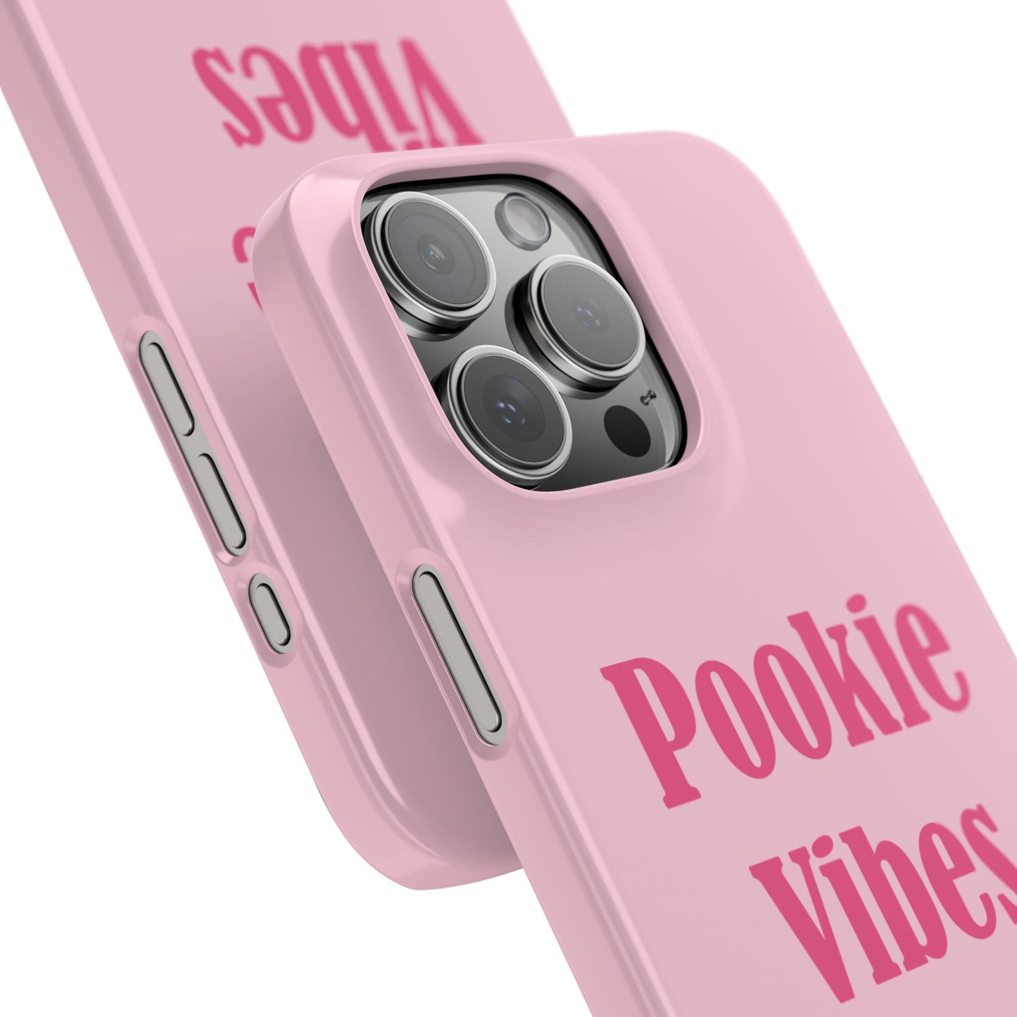 'Pookie Vibes' - Cute Pink Slim Phone Case