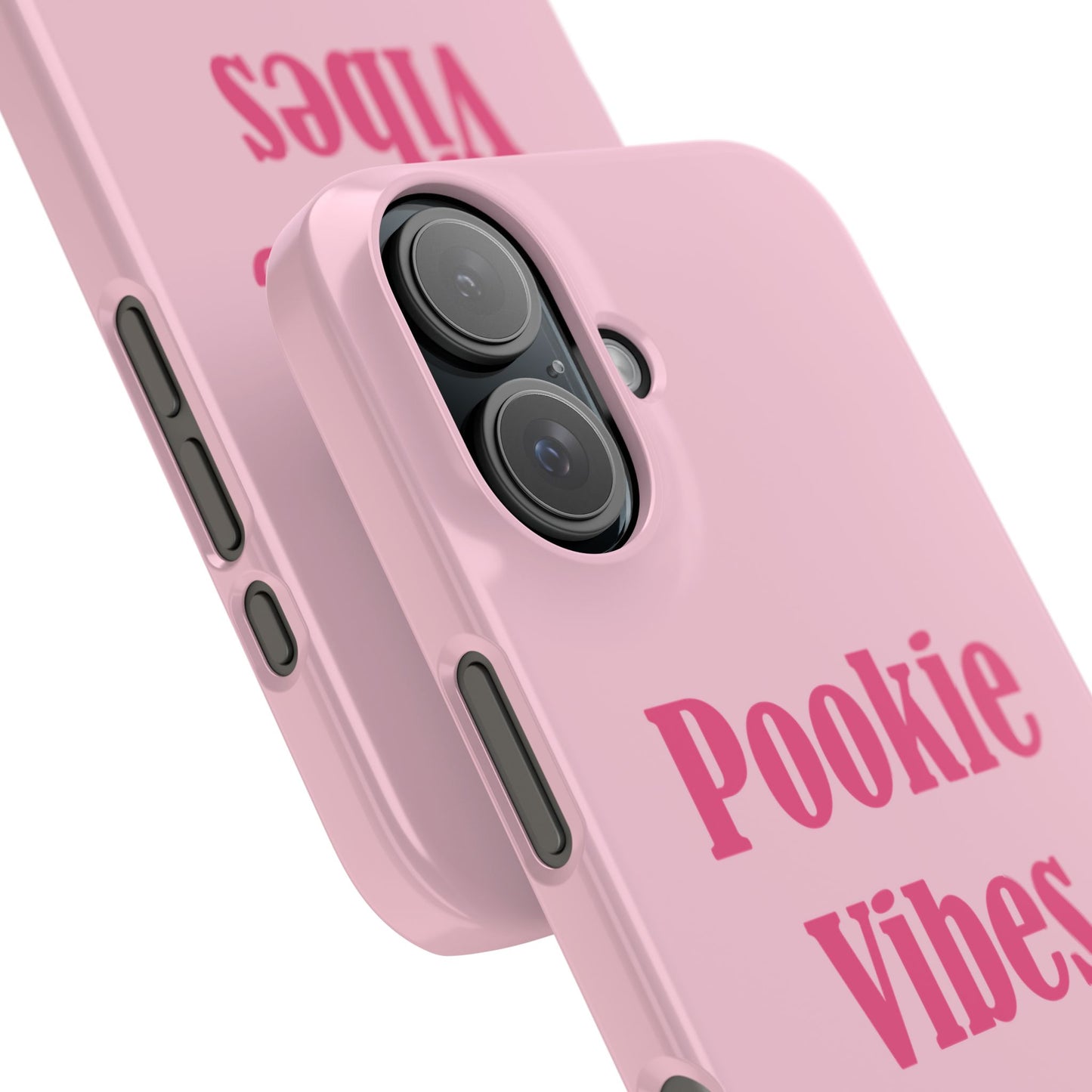 'Pookie Vibes' - Cute Pink Slim Phone Case