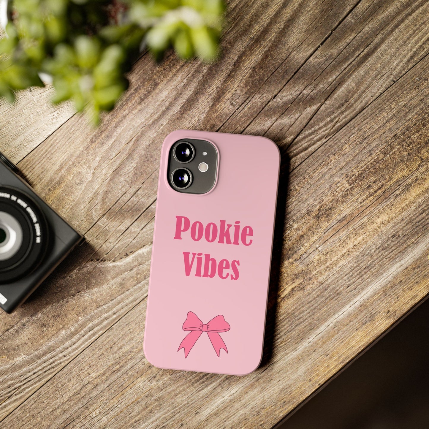 'Pookie Vibes' - Cute Pink Slim Phone Case