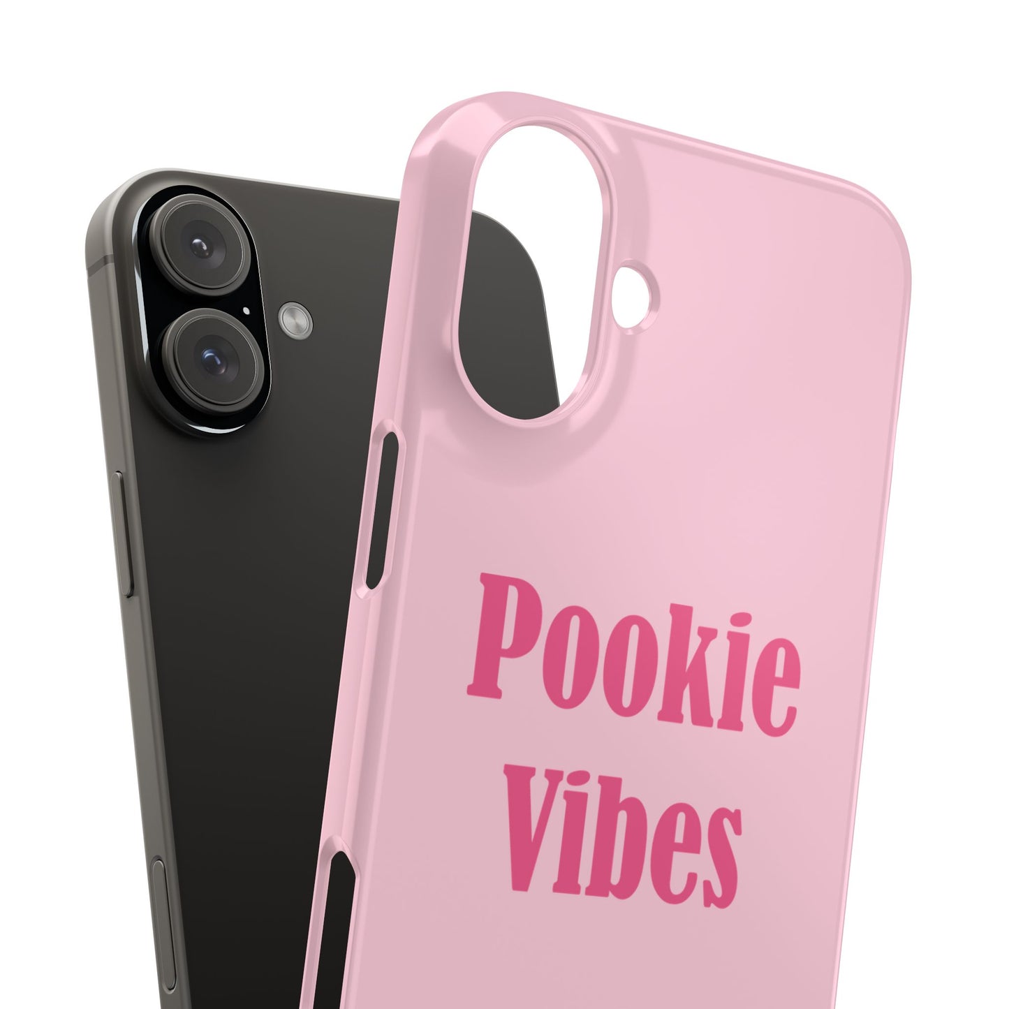 'Pookie Vibes' - Cute Pink Slim Phone Case